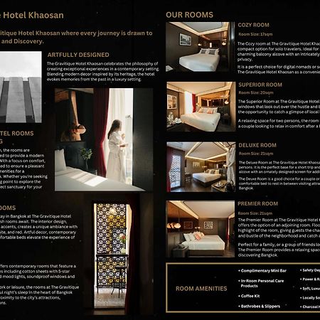 The Gravitique Hotel Khaosan Бангкок Экстерьер фото